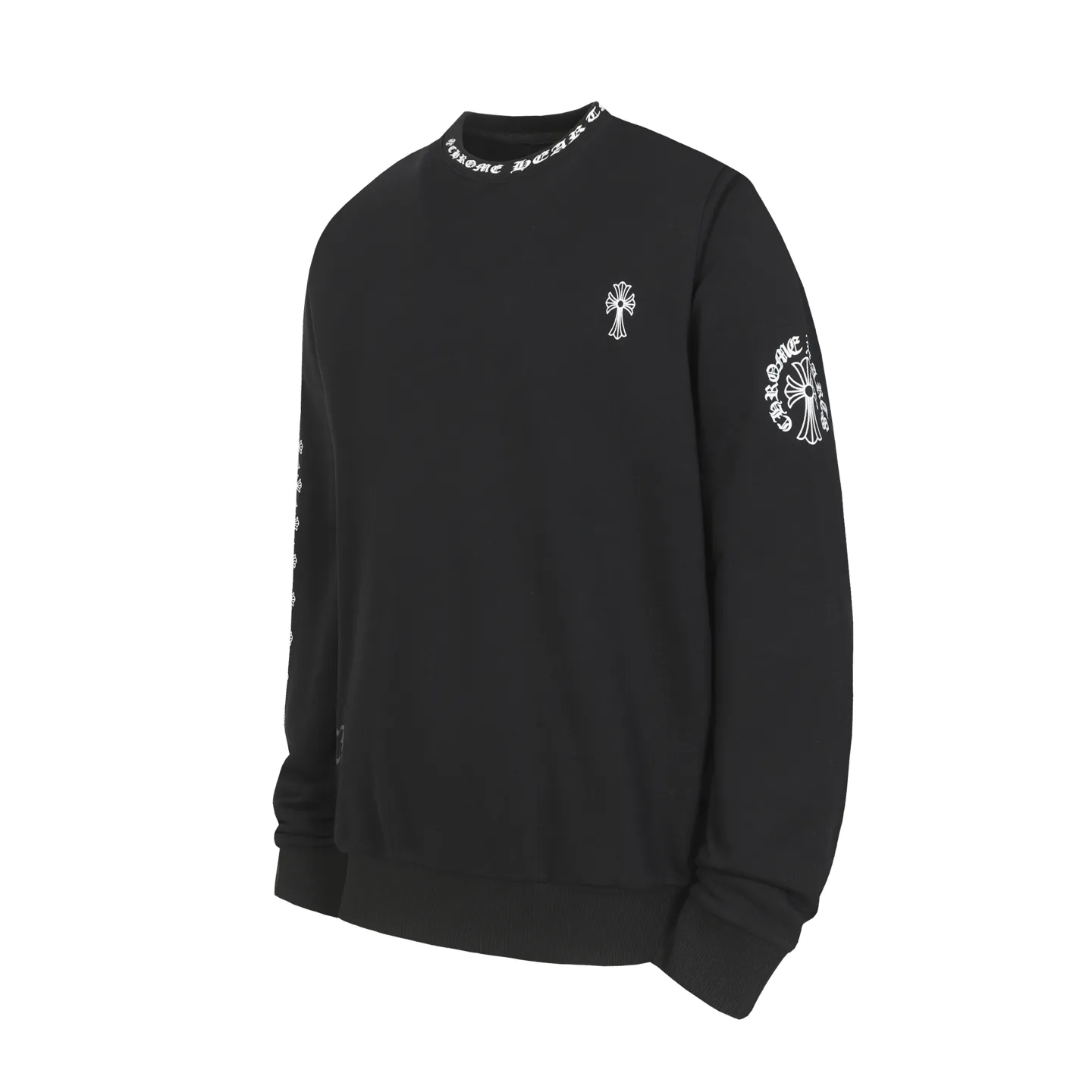 P210 Round neck sweatshirt. Remember to note sweatshirt when ordering #Y2902 Cross-border running quantity model. Please do not place an order if you pursue perfection. -Chrome Hearts/Chrome Hearts 23ss Sanskrit printed popular round neck sweatshirt -High weight, high density and high quality. The wool is soft, delicate and skin-friendly. Soft and silky to the touch. Excellent warmth and skin-friendliness. -Colour: black white -Size: S M L XL